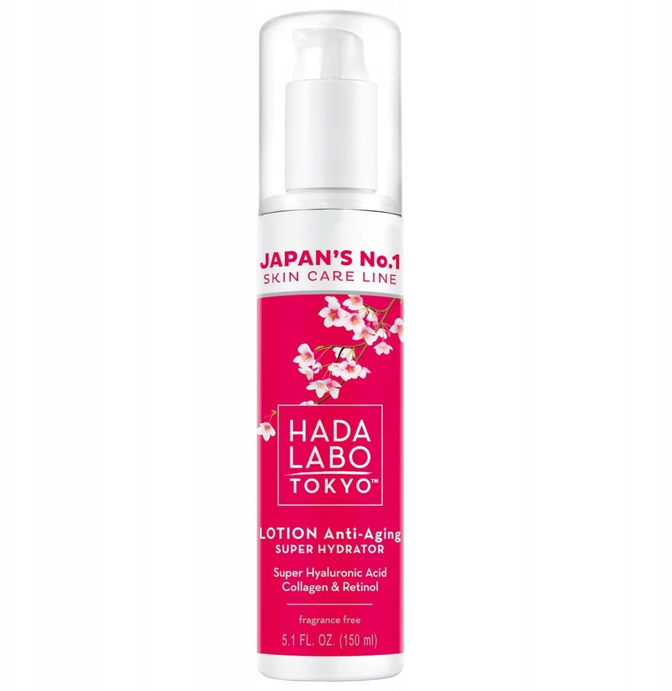 Hada Labo Tokyo Hada Labo hialurono rūgšties ir kolageno veido losjonas nuo senėjimo, 150 ml