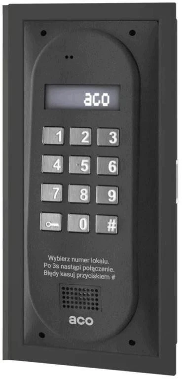 Domofono centras ACO CDNP8ACC ST (G3) (B)