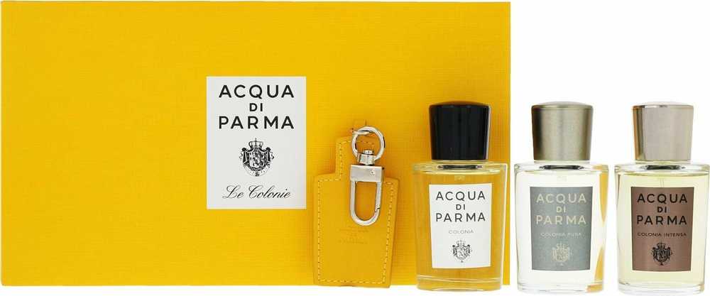 Gift Set Acqua di Parma: Colonia, Eau De Cologne, 20 ml + Colonia Pura, Eau De Cologne, Unisex, 20 ml + Colonia Intensa, Eau De