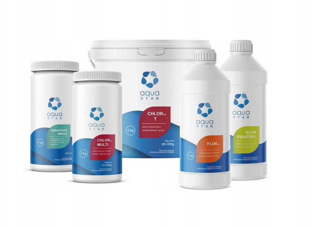 Acrylmed TRIOCHLOR lėtai atpalaiduojančio chloro tabletės, 20 g / 0,4kg