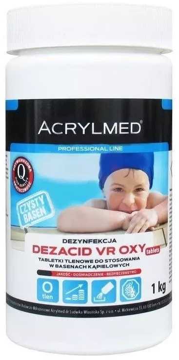 Acrylmed DEZACID VR OXY tabletės vandens dezinfekcijai deguonimi 20 g 1kg