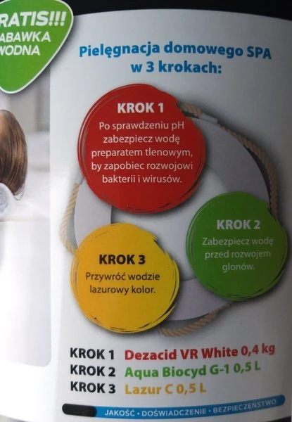 Acrylmed Vanduo care kit - Spa/Sauna/Jacuzzi