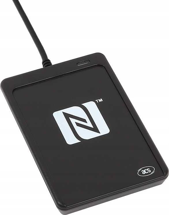 ACS Magnetinių kortelių skaitytuvas (ACR1252U), USB, Juodas