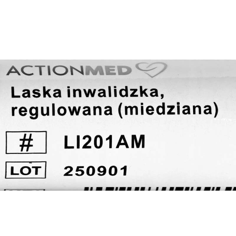 Reguliuojama lazdelė ACTIONMED, vario spalvos