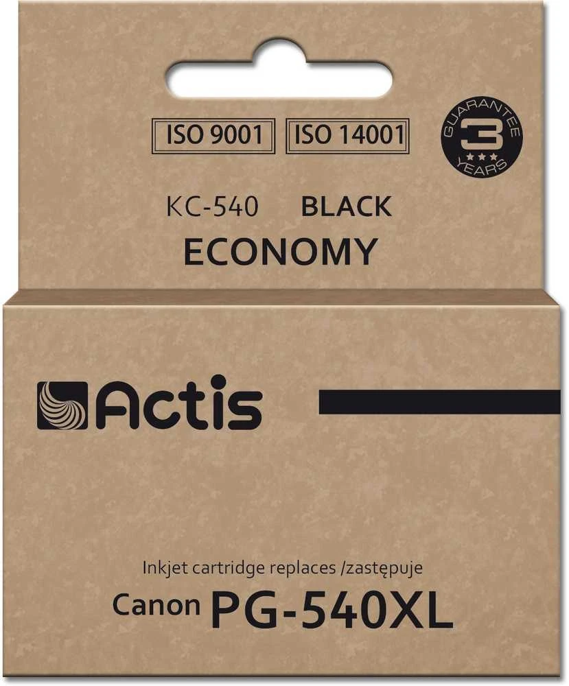 Actis KC-540 Ink (pakeitimas Canon PG-540XL; Supreme; 22 ml; juodas).