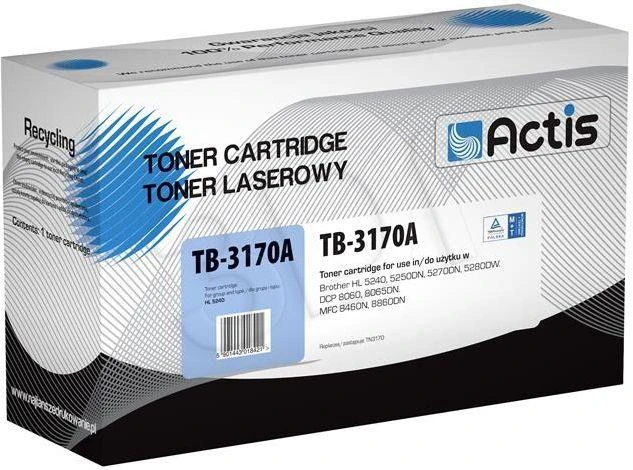 Actis TB-3170A Toneris (pakeitimas Brother TN3170; Standartinis; 7000 puslapių; juodas)