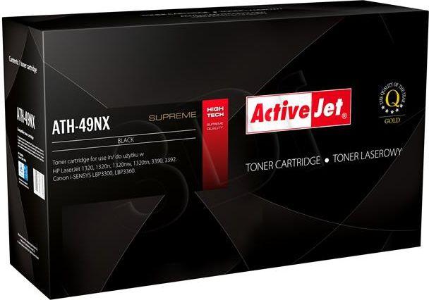 Toneris - Activejet ATH-49NX, Suderinamas Su HP 49X, 6000 Puslapių, Juodas