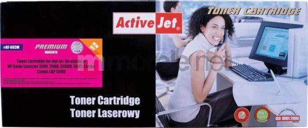 Toneris ActiveJet ATH-6003AN | Rausvai raudona | 2000 psl | Remanuf. + naujas OPC | HP Q600