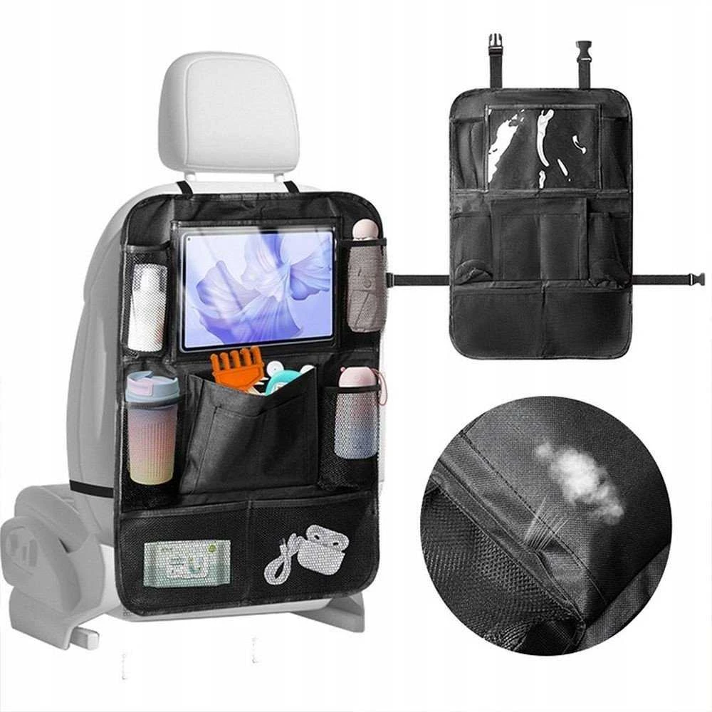 Oem Automobilio organaizeris for front seats with compartments BY-1298 juodos spalvos