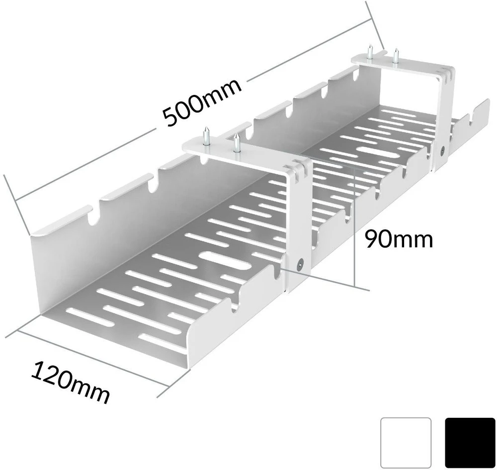ACTIVEJET desk cable organiser CMP502 Juodas