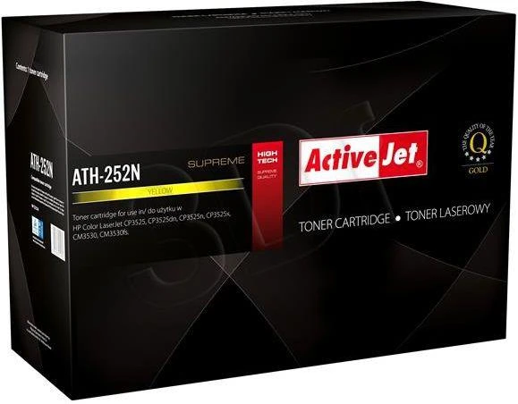 Toneris ActiveJet ATH-252N | Geltona | 7000 psl. | HP CE252A (504A), „Canon CRG“.
