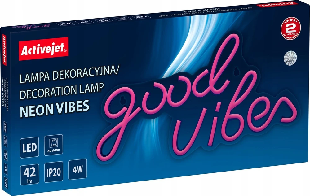 ActiveJet Aktyvuota AJE-NEON VIBES LED neoninė iškaba