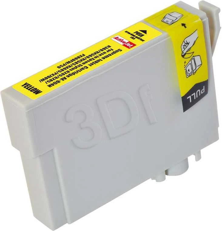 Spausdintuvo Rašalas - Activejet AE-804N Supreme, 13,5 ml, Geltonas