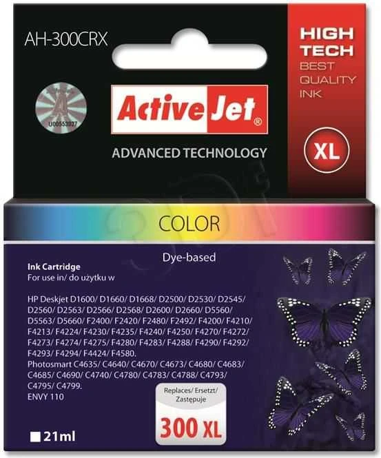 Rašalo Kasetė - Activejet AH-300CRX, 21 ml, Spalvotas