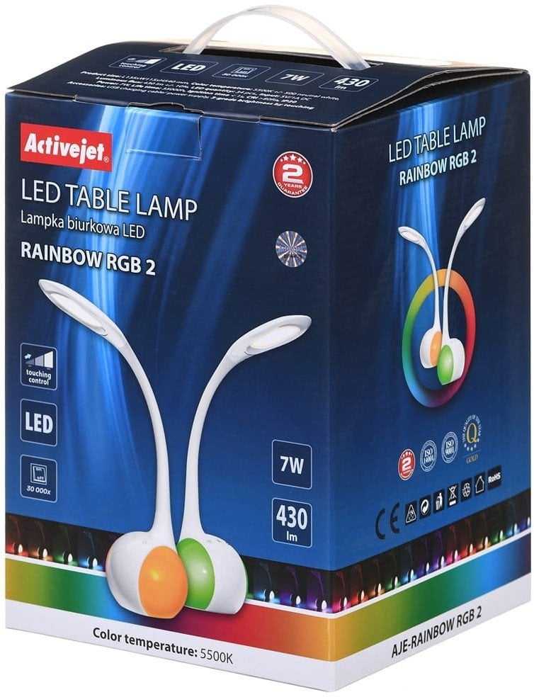 Activejet LED desk lamp AJE-RAINBOW RGB 2