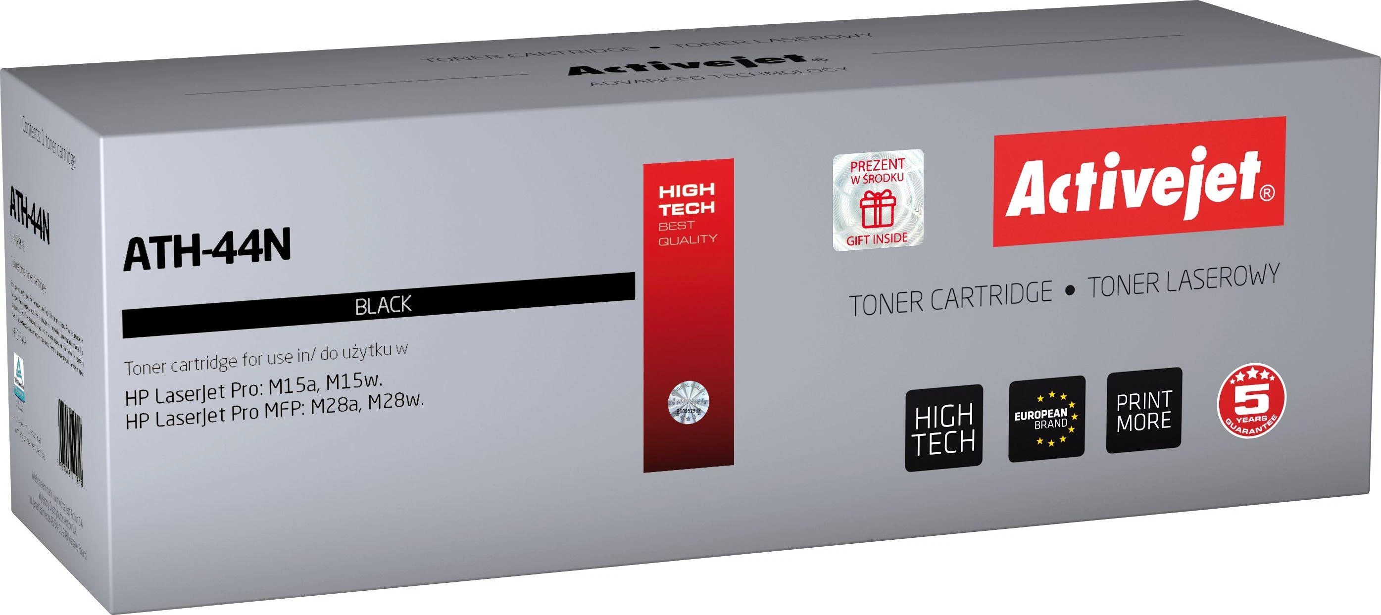 Toneris Activejet ATH-44N (pakaitinis HP 44A CF244A, Supreme, 1000 psl., juodas)