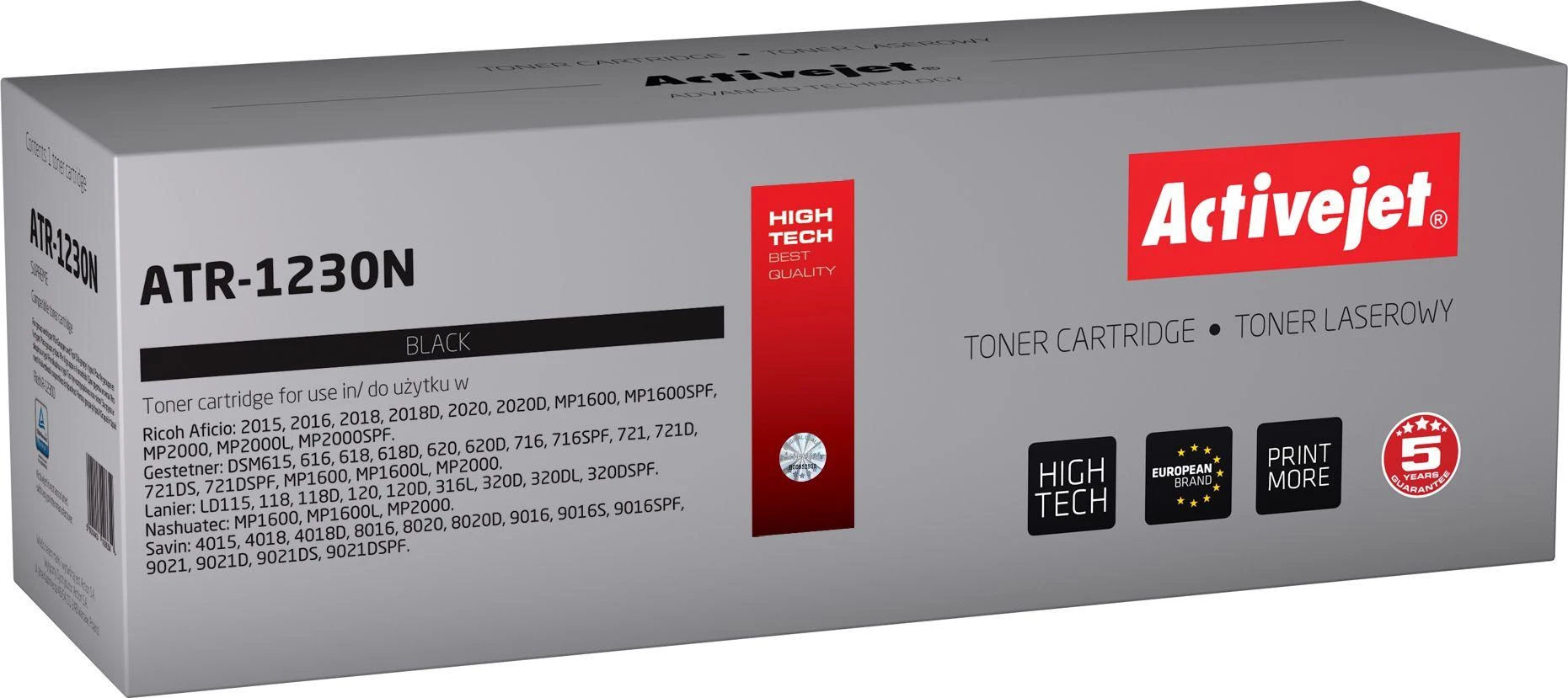 Toneris - Activejet Atr-1230n, Juodas