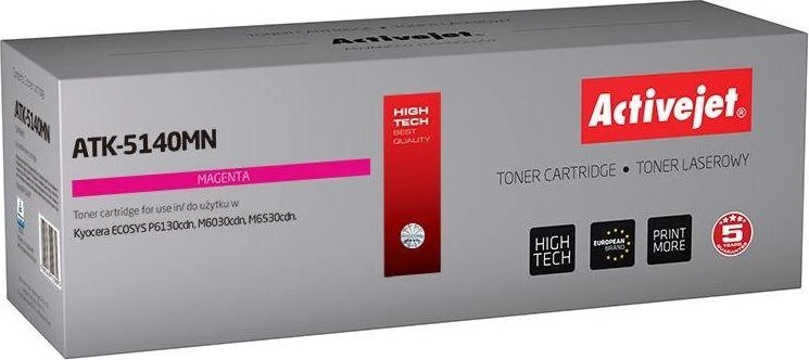 Activejet toneris Kyocera TK-5140M naujas ATK-5140MN