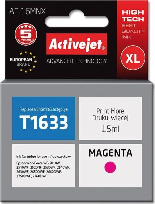 Rašalo Kasetė - Activejet AE-16MNX Purpurinė