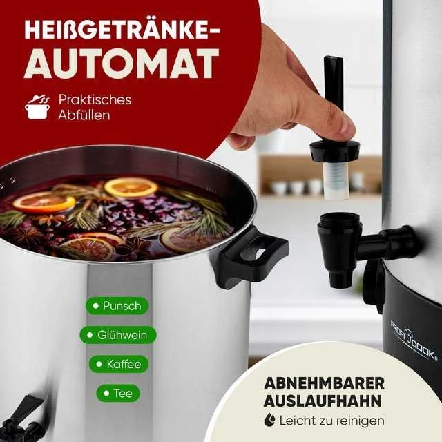 Profi Cook ProfiCook PC-EKA 1283 konservavimo katilas 32 L 2100 W