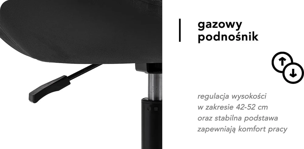 Activeshop Pasukamas fotelis 4Rico QS-BL12B, juodas