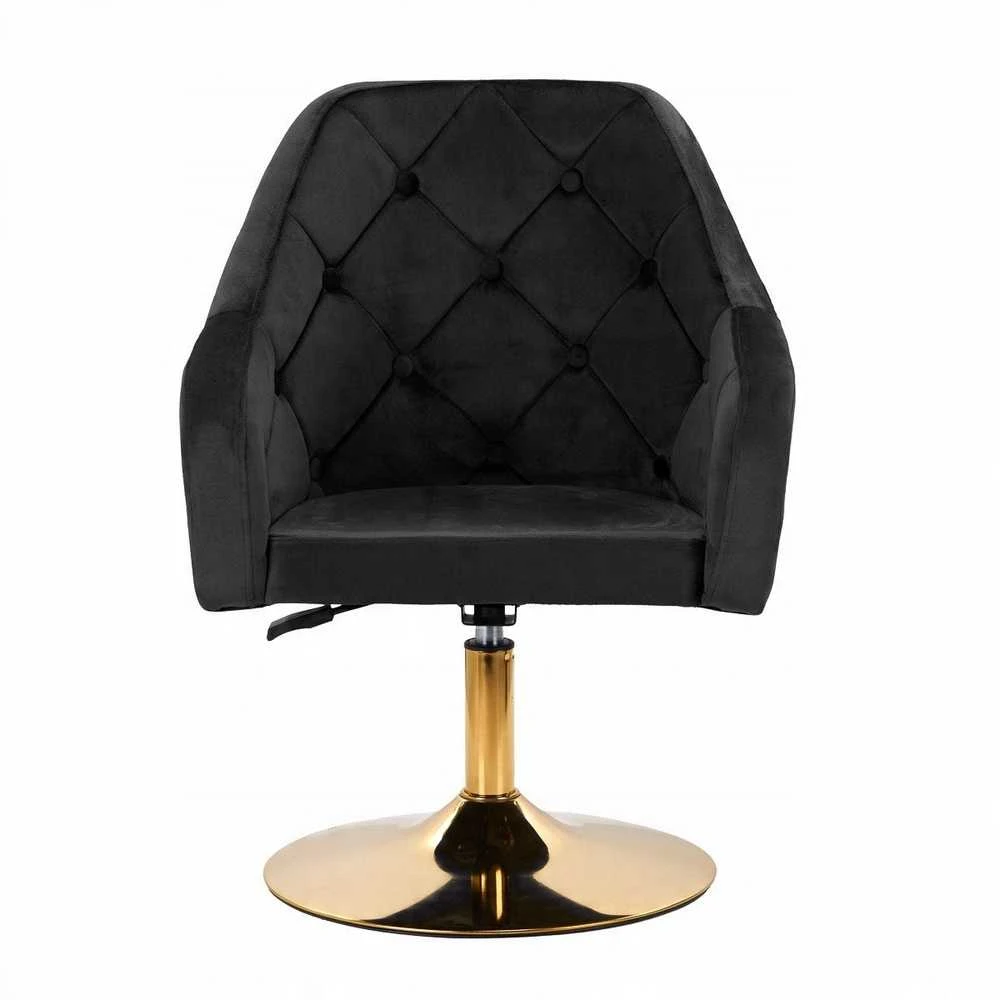 Activeshop Pasukamas fotelis 4Rico QS-BL14G Velvet Juodas