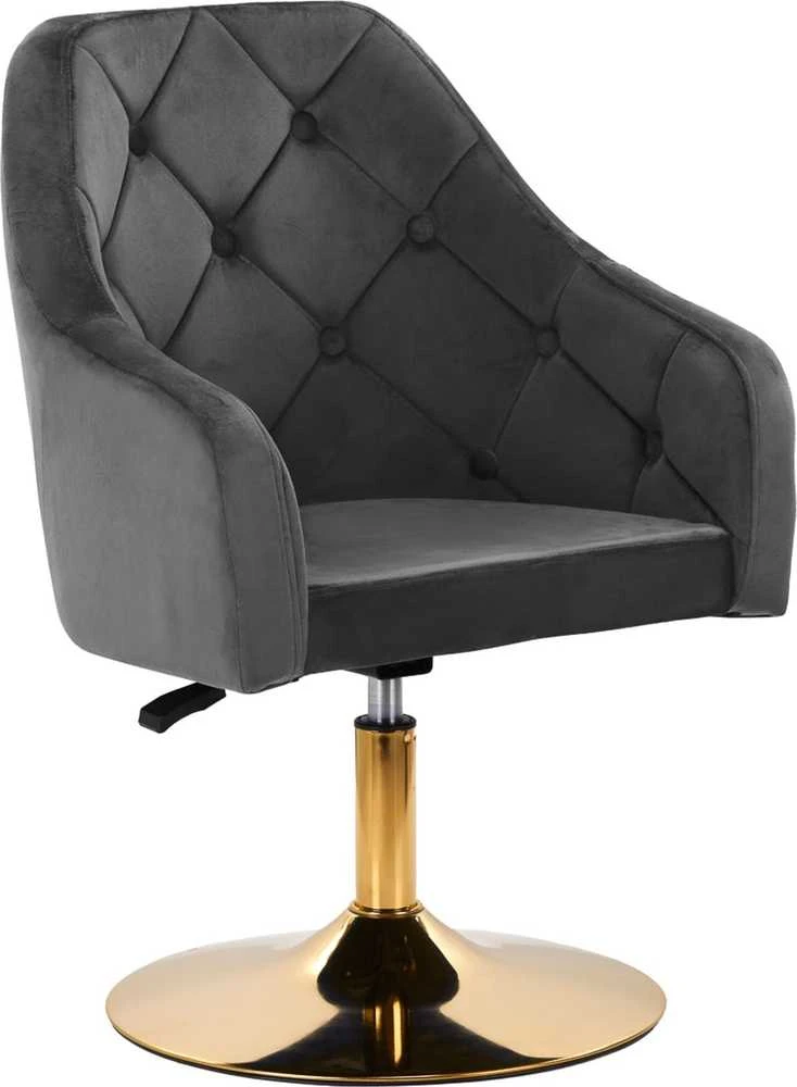 Activeshop Pasukamas fotelis 4Rico QS-BL14G Velvet Pilkas