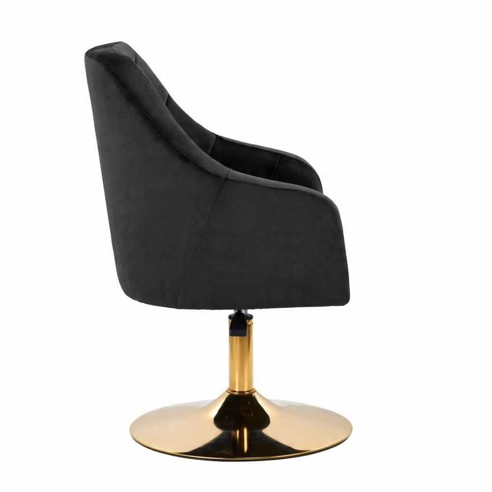 Activeshop Pasukamas fotelis 4Rico QS-BL14G Velvet Juodas
