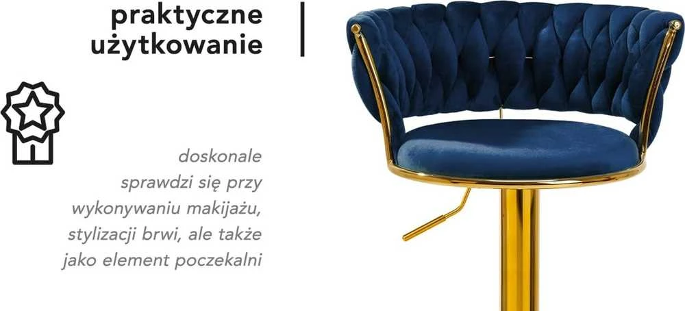 Activeshop Baro kėdė 4RICO ROMAN VELVET SEABLUE