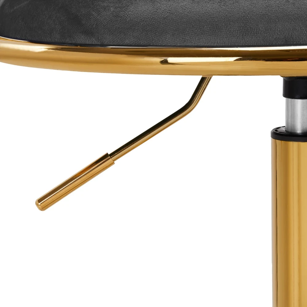 Activeshop Biuro kėdė su ratukais 4Rico QS-GW01G Velvet Pilkas