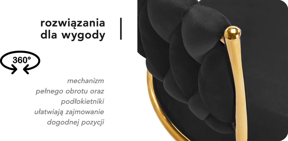 Activeshop Biuro kėdė su ratukais 4Rico QS-GW01G Velvet Juodas