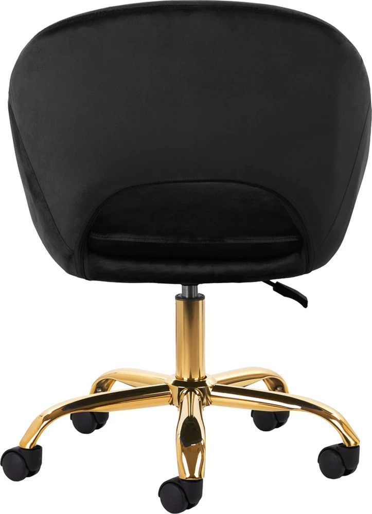 Fotelis Activeshop Biuro kėdė su ratukais 4Rico QS-MF18G Velvet Juodas