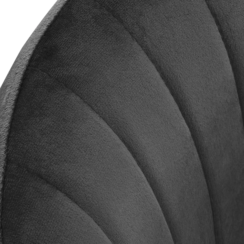 Fotelis Activeshop Biuro kėdė su ratukais 4Rico QS-OF212G Velvet Pilkas