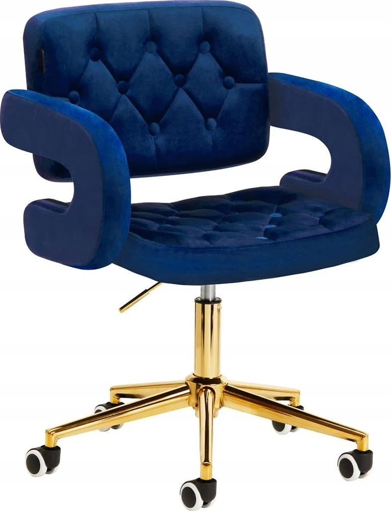 Activeshop Biuro kėdė su ratukais 4Rico QS-OF213G Velvet Mėlyna