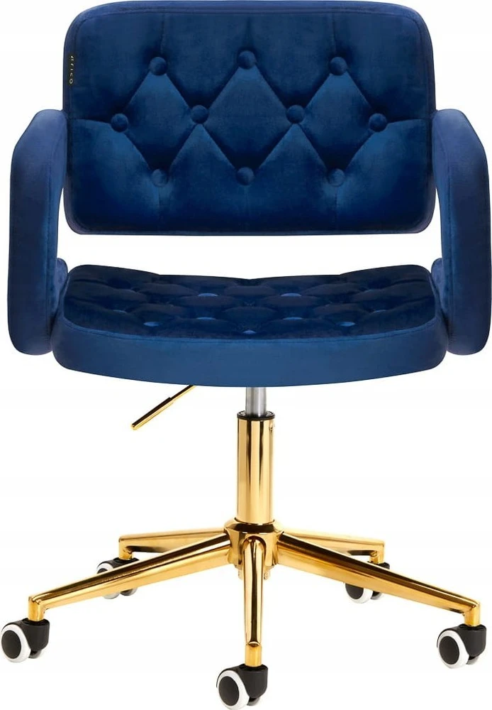 Activeshop Biuro kėdė su ratukais 4Rico QS-OF213G Velvet Mėlyna
