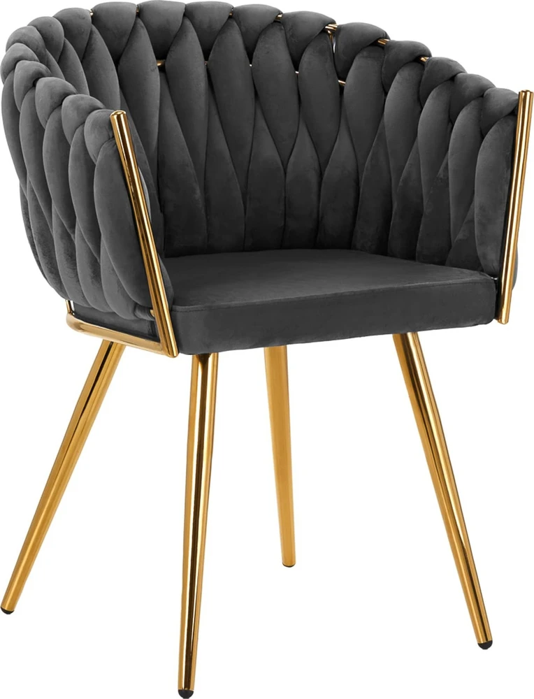 Activeshop Fotelis 4Rico QS-GW06G Velvet Pilkas