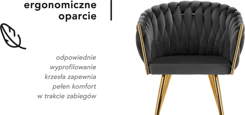 Activeshop Fotelis 4Rico QS-GW06G Velvet Pilkas