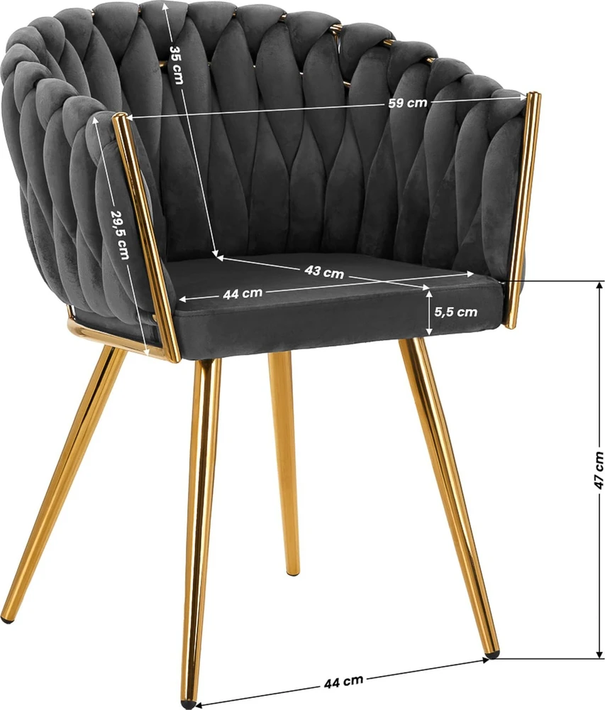 Activeshop Fotelis 4Rico QS-GW06G Velvet Pilkas