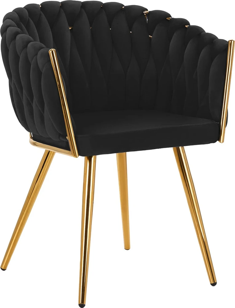 Activeshop Fotelis 4Rico QS-GW06G Velvet Juodas