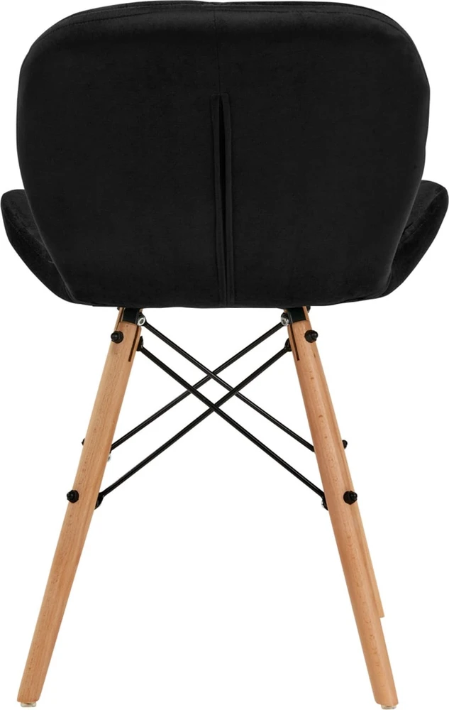 Activeshop Kėdė 4Rico QS-186 Scandi Velvet Juodas