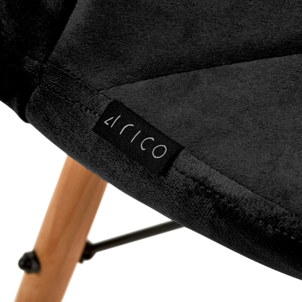 Activeshop Kėdė 4Rico QS-186 Scandi Velvet Juodas