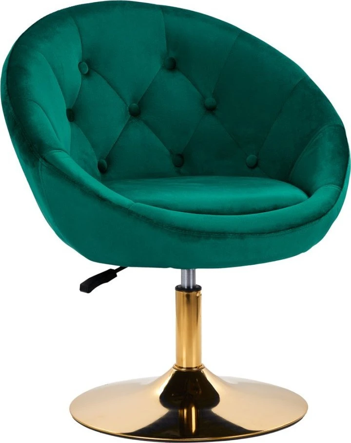 Activeshop Pasukamas fotelis 4Rico QS-BL12G Velvet Žalias
