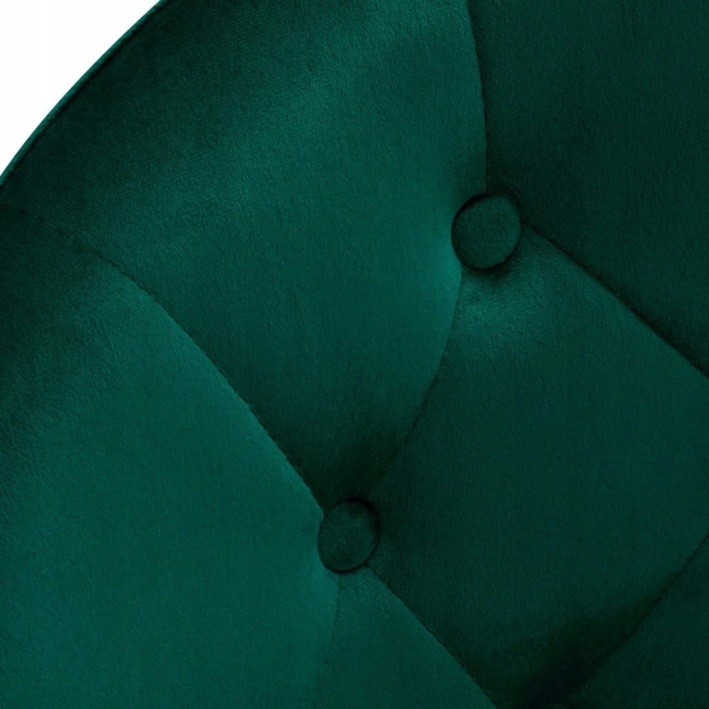 Activeshop Pasukamas fotelis 4Rico QS-BL12G Velvet Žalias