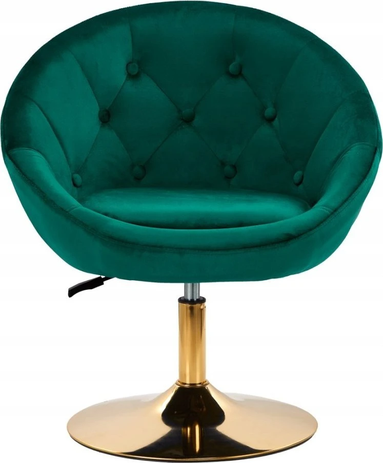 Activeshop Pasukamas fotelis 4Rico QS-BL12G Velvet Žalias
