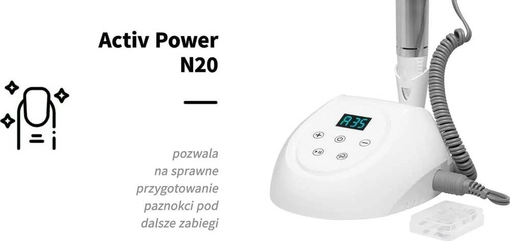 Activeshop Profesionali elektrinė nagų freza manikiūro ir pedikiūro darbams ACTIV POWER