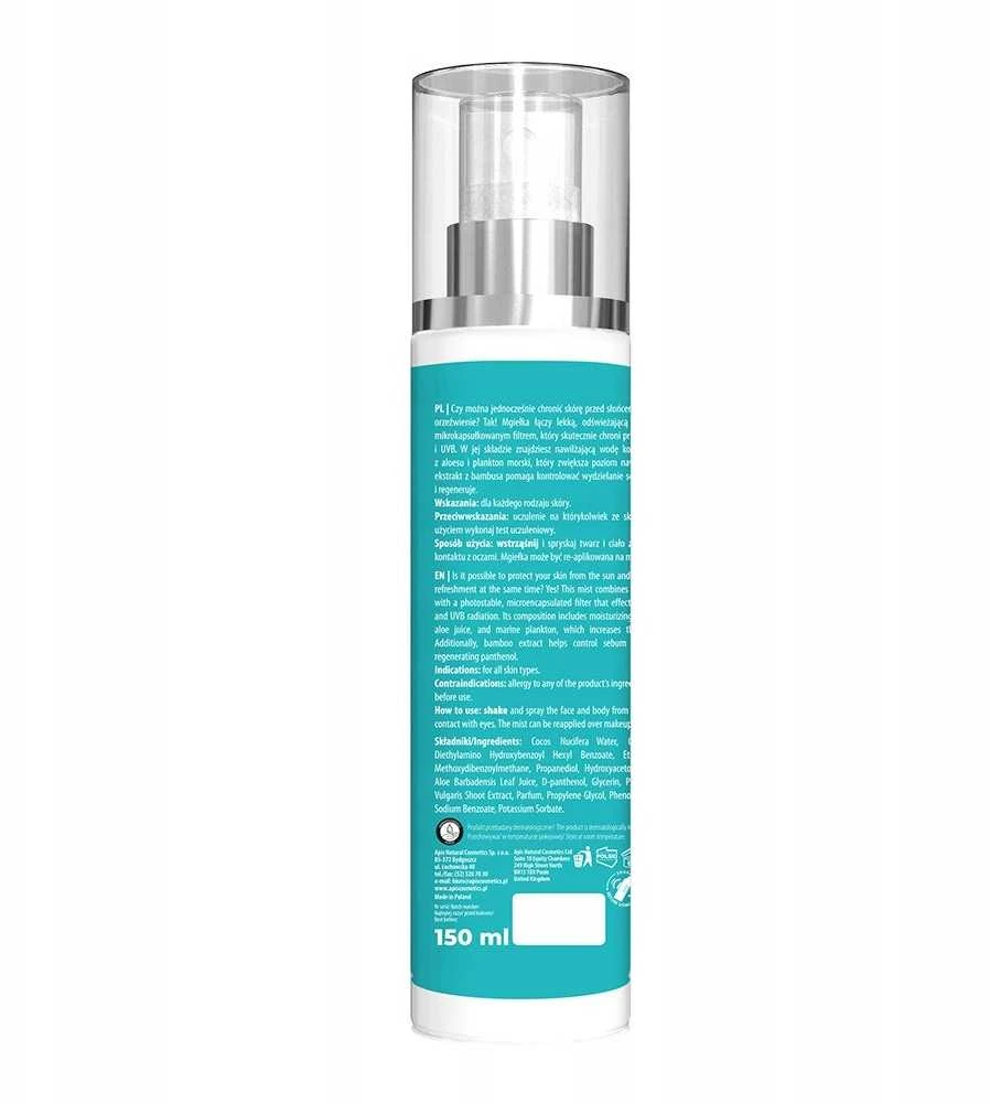 Activeshop Apsauginė veido ir kūno dulksna SPF50 APIS Pure Sun Care 150 ml