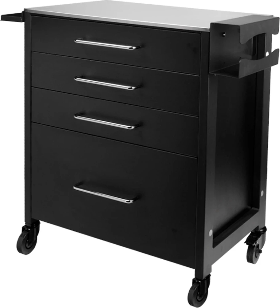 Activeshop Kosmetologinis vežimėlis TATTOO PRO INK 702 Juodas