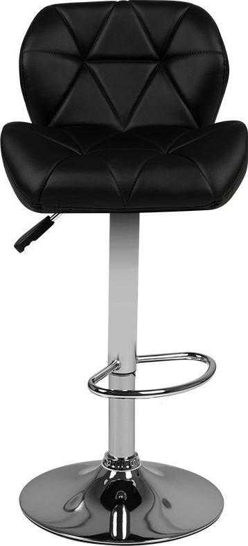 Activeshop Baro kėdė BELISSIMO ECO LEATHER CHROME Juodas