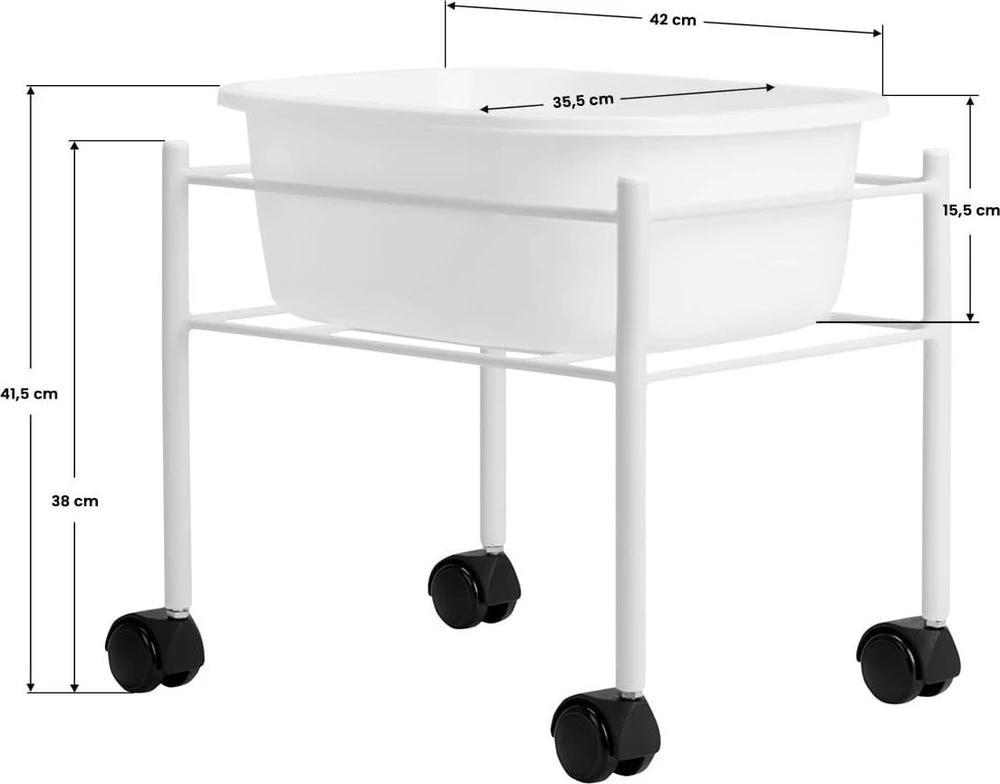 Activeshop Pedikiūro vonelė PEDICURE TRAY Baltas