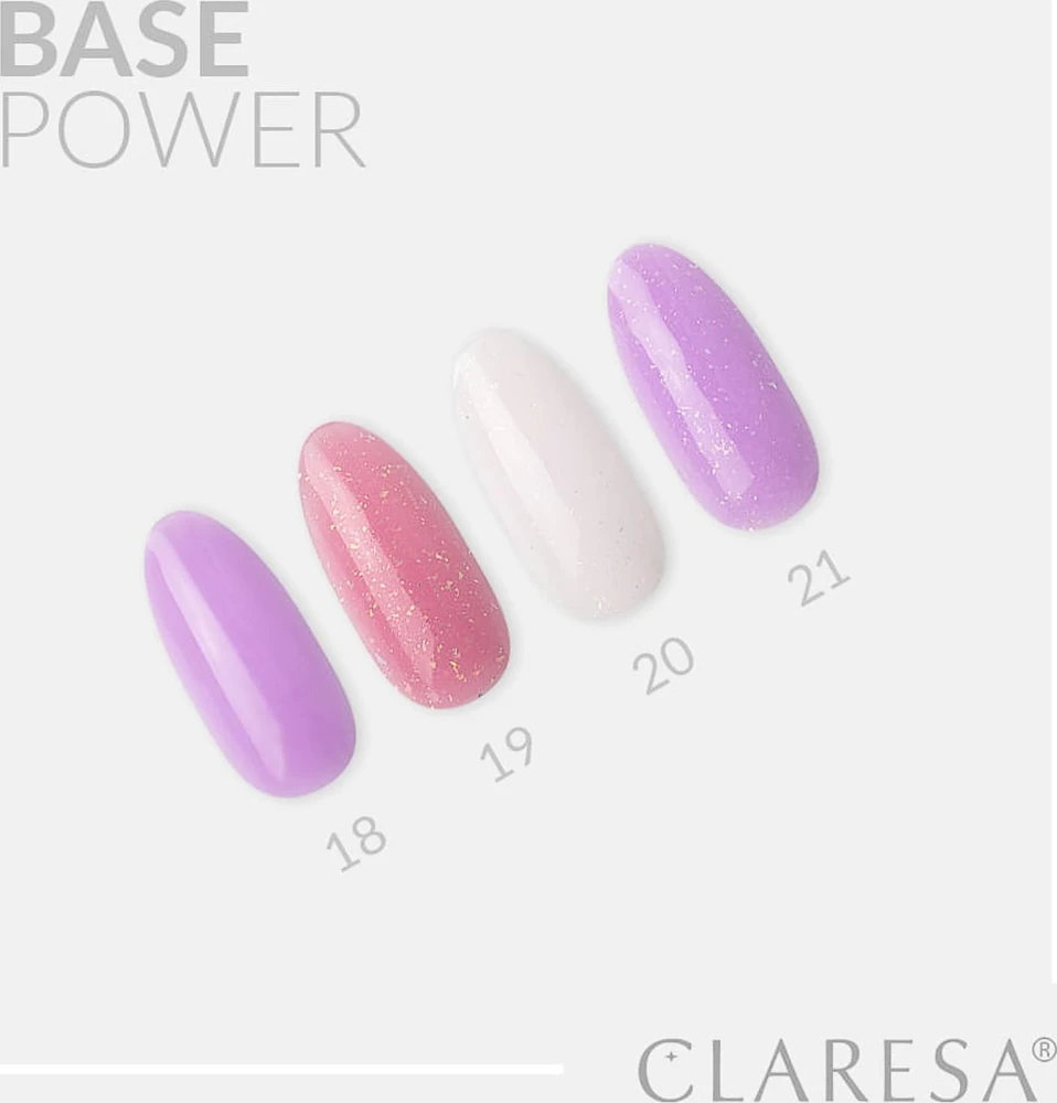Activeshop Hibridinis nagų pagrindas Claresa Power Base, 18, 5 g